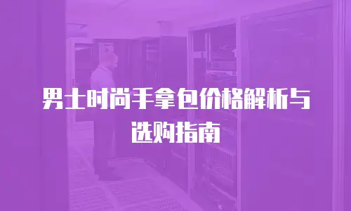 男士时尚手拿包价格解析与选购指南