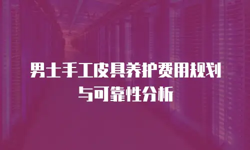 男士手工皮具养护费用规划与可靠性分析