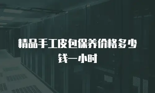 精品手工皮包保养价格多少钱一小时