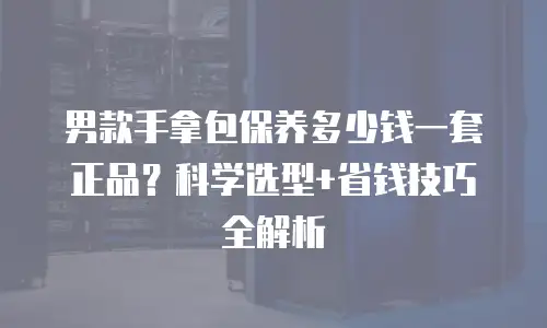 男款手拿包保养多少钱一套正品？科学选型+省钱技巧全解析