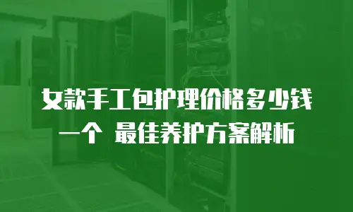 女款手工包护理价格多少钱一个 最佳养护方案解析
