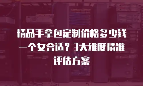 精品手拿包定制价格多少钱一个女合适？3大维度精准评估方案