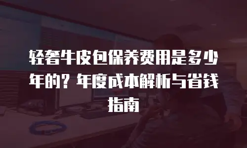 轻奢牛皮包保养费用是多少年的？年度成本解析与省钱指南