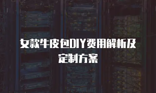 女款牛皮包DIY费用解析及定制方案