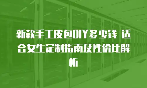 新款手工皮包DIY多少钱 适合女生定制指南及性价比解析