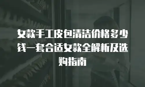 女款手工皮包清洁价格多少钱一套合适女款全解析及选购指南