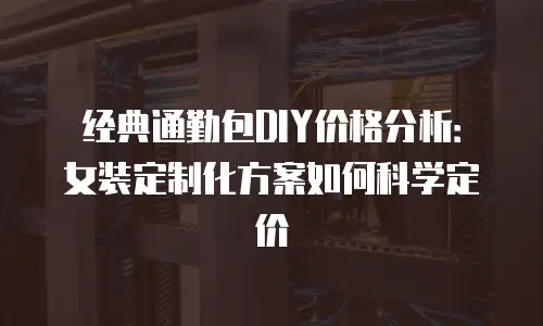 经典通勤包DIY价格分析：女装定制化方案如何科学定价