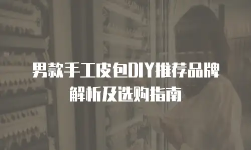 男款手工皮包DIY推荐品牌解析及选购指南