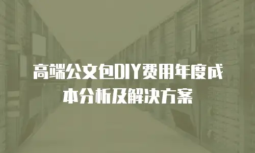 高端公文包DIY费用年度成本分析及解决方案