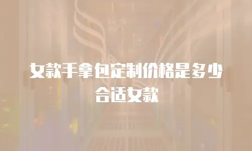 女款手拿包定制价格是多少合适女款