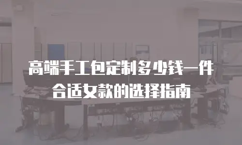 高端手工包定制多少钱一件合适女款的选择指南