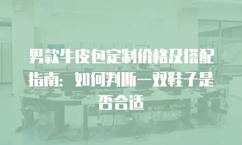 男款牛皮包定制价格及搭配指南：如何判断一双鞋子是否合适