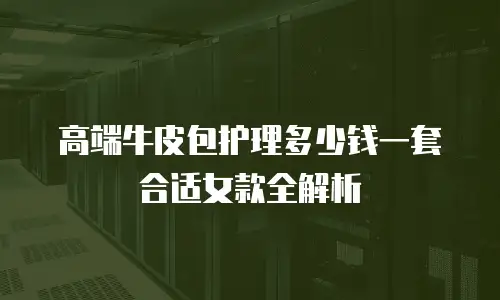 高端牛皮包护理多少钱一套合适女款全解析