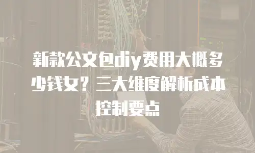 新款公文包diy费用大概多少钱女？三大维度解析成本控制要点