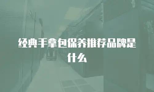 经典手拿包保养推荐品牌是什么