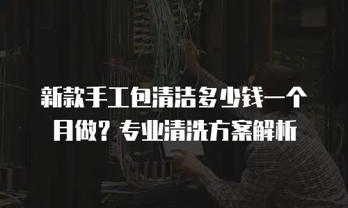 新款手工包清洁多少钱一个月做？专业清洗方案解析