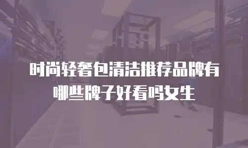 时尚轻奢包清洁推荐品牌有哪些牌子好看吗女生