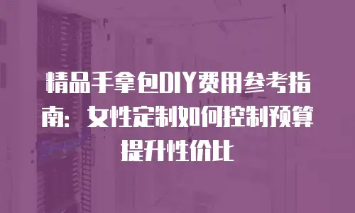 精品手拿包DIY费用参考指南：女性定制如何控制预算提升性价比