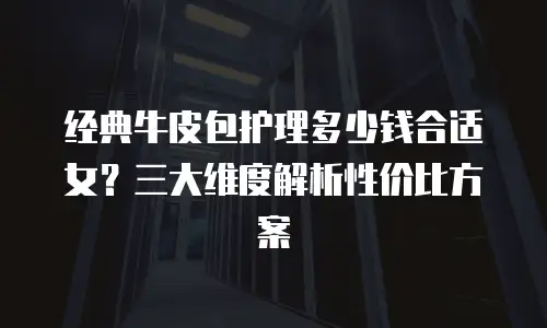 经典牛皮包护理多少钱合适女？三大维度解析性价比方案