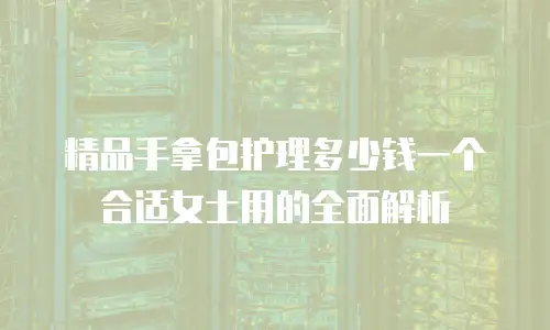 精品手拿包护理多少钱一个合适女士用的全面解析