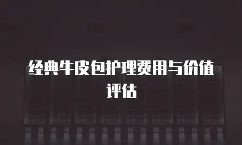 经典牛皮包护理费用与价值评估