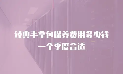 经典手拿包保养费用多少钱一个季度合适