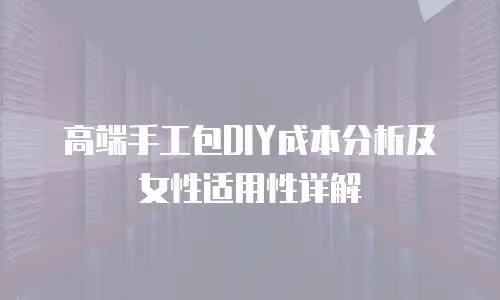 高端手工包DIY成本分析及女性适用性详解