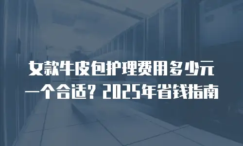 女款牛皮包护理费用多少元一个合适？2025年省钱指南