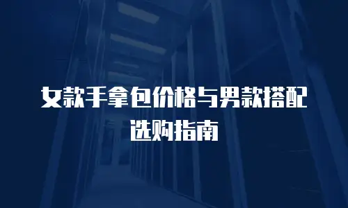 女款手拿包价格与男款搭配选购指南