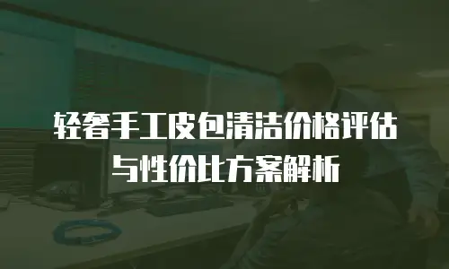 轻奢手工皮包清洁价格评估与性价比方案解析