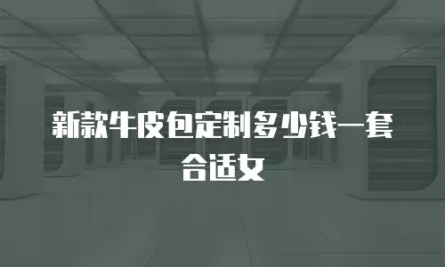 新款牛皮包定制多少钱一套合适女