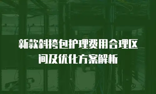 新款斜挎包护理费用合理区间及优化方案解析