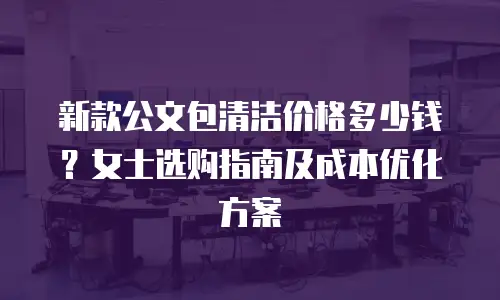 新款公文包清洁价格多少钱？女士选购指南及成本优化方案
