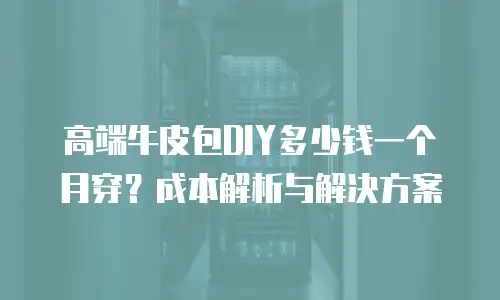 高端牛皮包DIY多少钱一个月穿？成本解析与解决方案