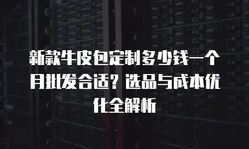 新款牛皮包定制多少钱一个月批发合适？选品与成本优化全解析