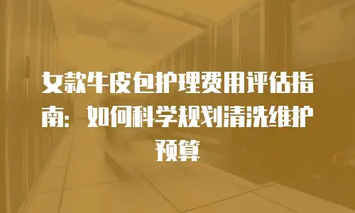 女款牛皮包护理费用评估指南：如何科学规划清洗维护预算