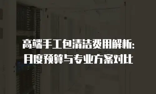 高端手工包清洁费用解析：月度预算与专业方案对比