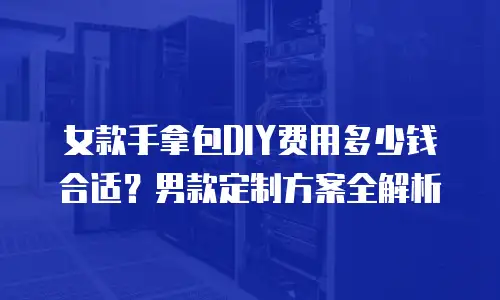 女款手拿包DIY费用多少钱合适？男款定制方案全解析