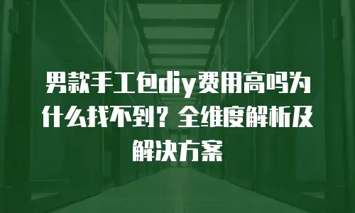 男款手工包diy费用高吗为什么找不到？全维度解析及解决方案