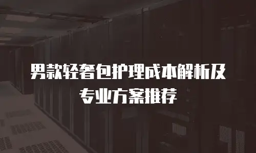 男款轻奢包护理成本解析及专业方案推荐