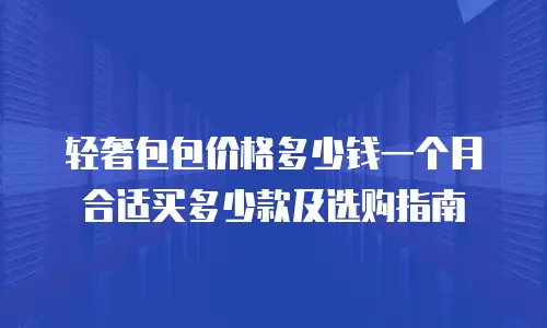 轻奢包包价格多少钱一个月合适买多少款及选购指南