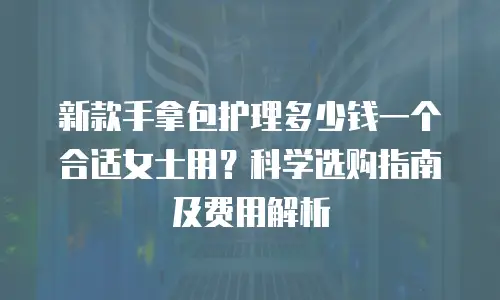 新款手拿包护理多少钱一个合适女士用？科学选购指南及费用解析