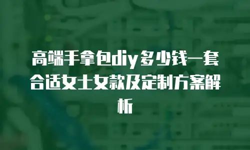 高端手拿包diy多少钱一套合适女士女款及定制方案解析