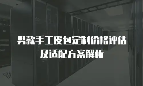 男款手工皮包定制价格评估及适配方案解析