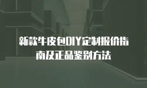 新款牛皮包DIY定制报价指南及正品鉴别方法