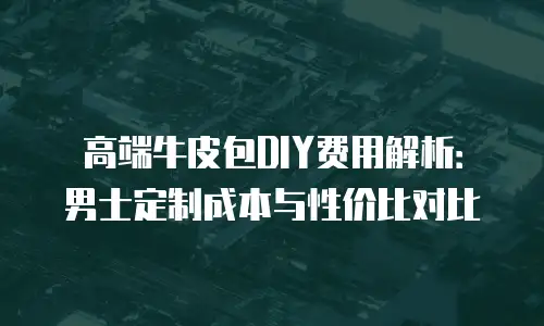 高端牛皮包DIY费用解析：男士定制成本与性价比对比