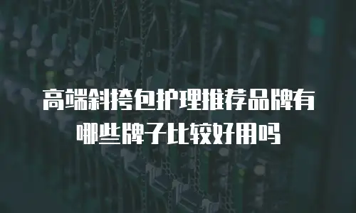 高端斜挎包护理推荐品牌有哪些牌子比较好用吗