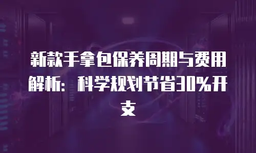 新款手拿包保养周期与费用解析：科学规划节省30%开支