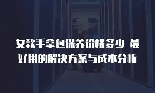 女款手拿包保养价格多少 最好用的解决方案与成本分析