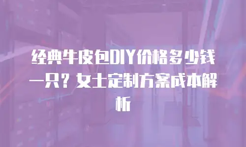 经典牛皮包DIY价格多少钱一只？女士定制方案成本解析